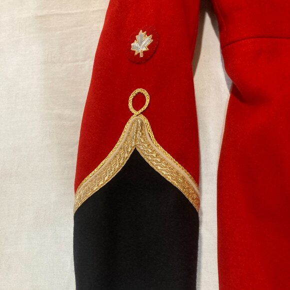 Vtg Canadian military college red mess army mens  jacket sz small - Picture 3 of 8